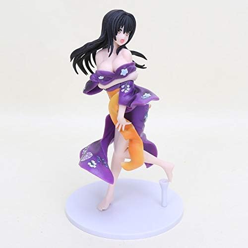 Amazon Co Jp Linker Wish 日本アニメ To Love Ru Yui Kotegawa Darkness Ver 1 6スケール 黒 女の子 座っている人 Kotegawa Yui アクションフィギュア Pvc 男の子 人形 紫色のスタンド 箱なし おもちゃ