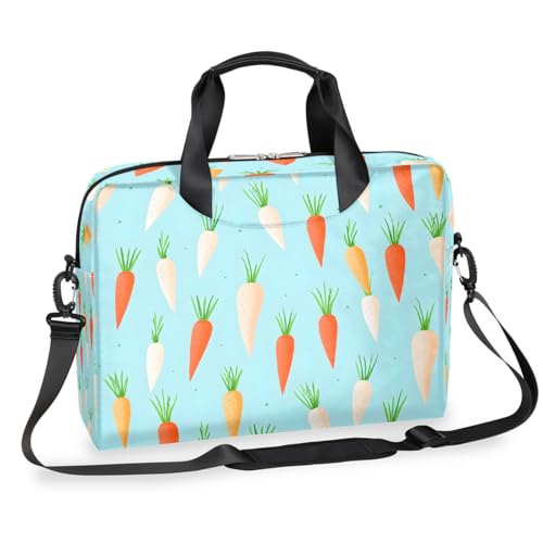 Bolsa para laptop con patrón de zanahoria 15.6" miniatura 1