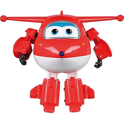 Super Wings Jett 5' Transforming Character Easy Transformation Character Preschool Kids Toys for 3+ Year Old Boys Girls