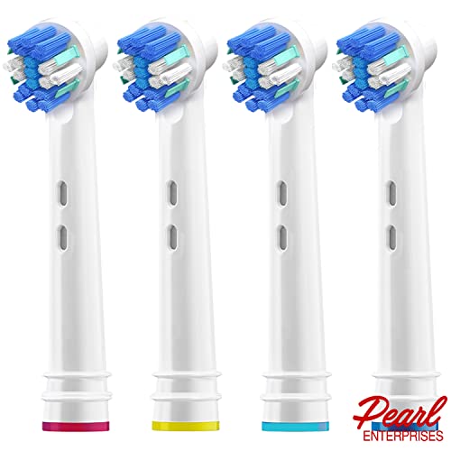 Replacement Brush Heads Compatible With Oral B Braun- 12 Electric Toothbrush Heads For Oralb- Double Clean, Floss & 3D Pro White Brushes- Fits The Kids Pro 1000 Sonic Floss, Dual, Cross, & More #TOP2