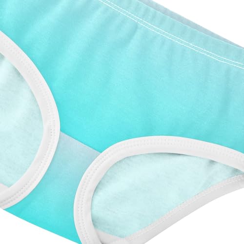 Joisal Magnolia Cyan Gradient Ombre Toddlers Underwear Floral 2t Cotton Panties Little Girl Durable Kids Undies Briefs4