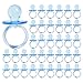Adorox 2.5'' Blue Acrylic Baby Pacifier Shower Favor (Blue (36 Pieces))