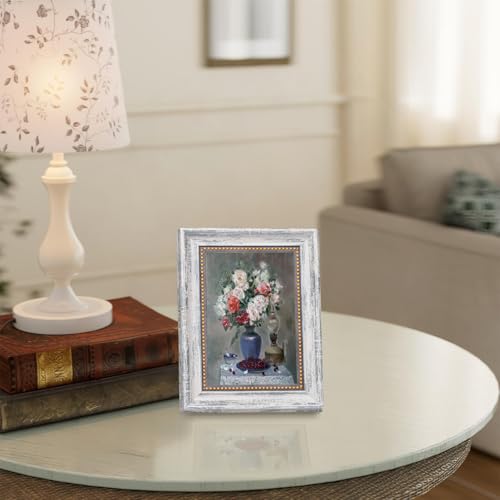 Aruifinw 4x6 Picture Frame Set of 4 - Picture Frames for Tabletop & Wall Mount, 4 x 6 Photo Frames for Living Room, Bedroom, Office Décor & Father's Day Graduation Wedding Gift — view 4