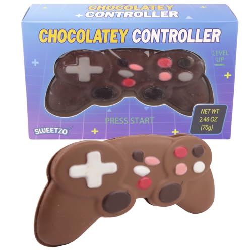 Chocolatey Video Game Controller, Easter Basket Stuffer Candy Gift for Gamers, 2.46 Ounces