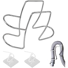 Washing Machine Drain Hose Holder, Adjustable Hose Holder Clamp Hook Universal Laundry Tub Hoses Guide Clip for Fits All Drain Hos e, 304 Stainless Steel Tube Hook