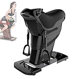 XUANX Máquina De Montar A Caballo Eléctrica para El Hogar En Interiores, Ejercicio De Equitación Multimodo, Nuevo Equipo De Fitness para El Hogar, Pérdida De Peso,Negro