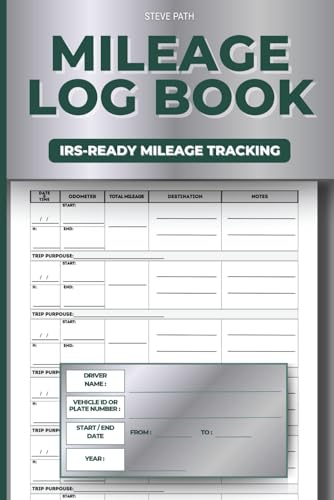 Mileage Log Book: Track Daily Miles, Vehicle Expenses & Maintenance | For Self-Employed Professionals, Freelancers, Rideshare & Delivery Drivers | ... Totals & Annual Summary (6x9, 100 Pages)