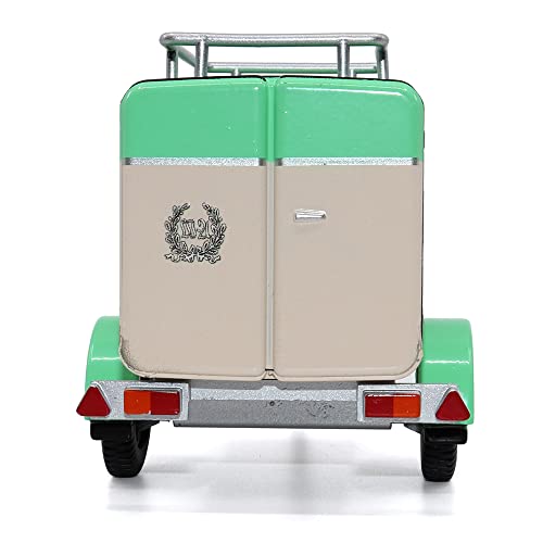 Motor City Classics 1:24 Scale Waldorf Astoria Trailer - Green #TOP7