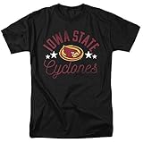 Iowa State University CyclonesOfficial Cyclones Unisex Adult T-Shirt, Black, Small