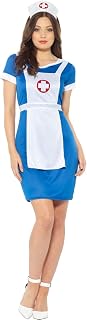 Vintage Blue Hospital Nurse Women's Costume