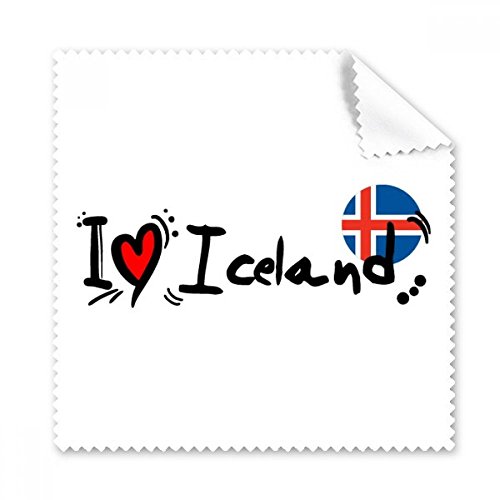 Chiffon de nettoyage Islande en microfibre pour écran et lunettes