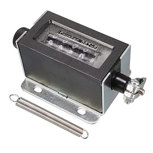 uxcell D67-F Mechanical 5-Digit Resettable Pulling Pull Counter