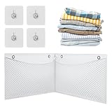 Lpoppcx Rete Porta Giocattoli - Grande Reticolo Organizzatore Giocattoli Morbidi da Parete | Decorazione Camera Risparmio Spazio,Camera Bambini Asilo Bagno Casa Gioco immagine