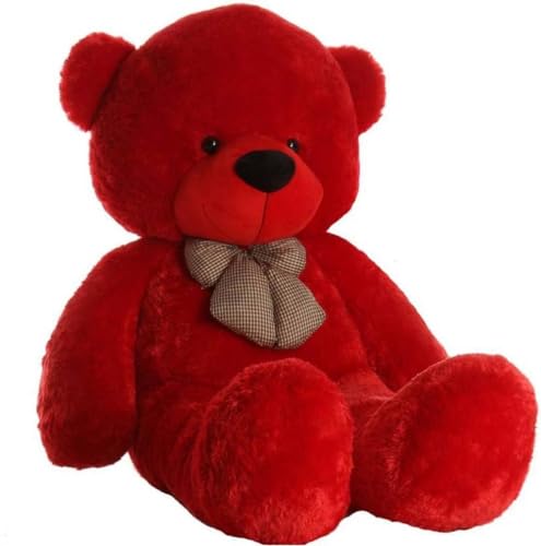 Image of Giant Plush Teddy Bear 36 Inch Stuffed Animal Toy - Soft Red Bear 90cm