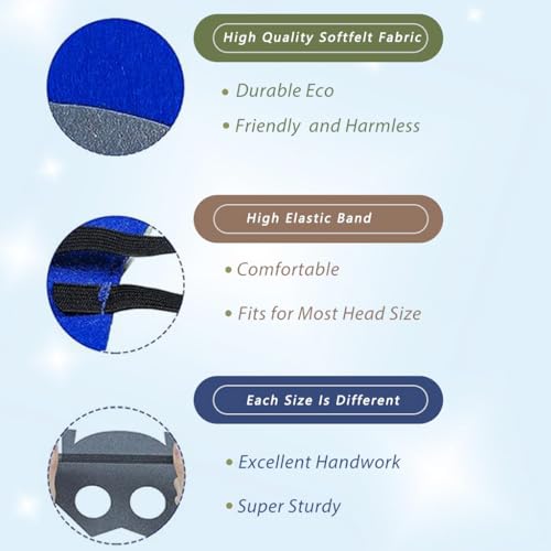 Image of PATPAT 12pcs Cartoon Woof Team Party Mask for Kids, Cute Animal Masks for Kids Roleplay, Playful Party Prop Paper Masks for Kid Cosplay Half Face Mask for Children's Day, Birthday