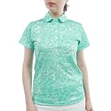 Oakley (オークリー) シャツ ELEVATE ABSTRACT SPOTTED SHIRT レディース TURQUOISE PRINT 吸汗速乾 軽量 ストレッチ