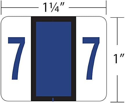 TAB CompuColor Numeric Label Roll, Complete Set, 0-9, 1, 10 Boxes/Set