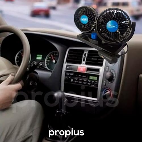 Ventilador Automotivo 12V Carro Caminhão Van Ventilação Ar Condicionado Interno Liga Ventila Portáti