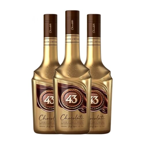 Crema de Licor Licor 43 Chocolate 70 cl (Caja de 3 Botellas de 70 cl)
