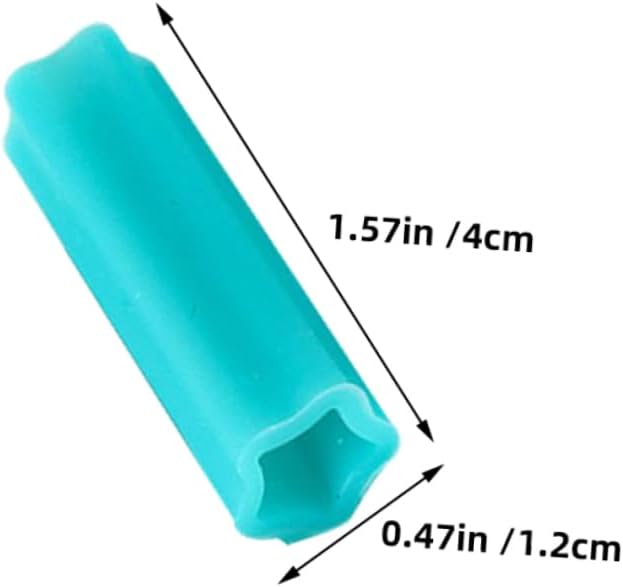 NOLITOY 5pcs Protective Covers for Cuticle Scissors Manicure Tools Silicone Sleeves for Nail Nippers Tweezers Nail Pusher