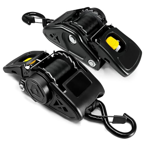 Bolt Boat Ratchet Straps 50-Inch Heavy Duty Tie Downs