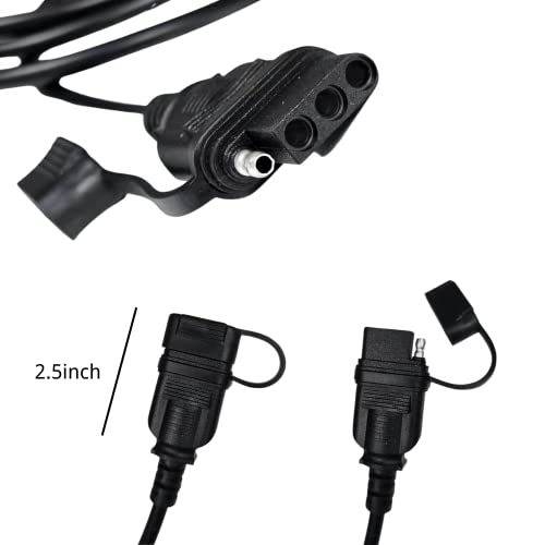 Nitoyo Trailer Wiring Harness Fit For Jeep Wrangler Jk 17275.01,4 Way Flat Tow Hitch Trailer Wiring Harness Fit For 2007-2018 Jeep Wrangler Jk #TOP2