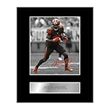  Photo dédicacée encadrée de Jarvis Landry Cleveland Browns #01 NFL avec autographe imprimé