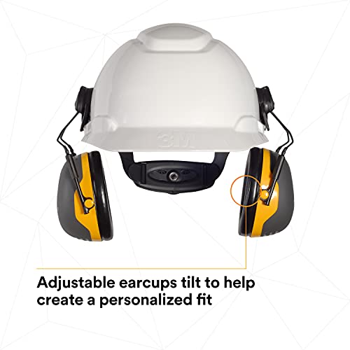 3M PELTOR Hearing Protection Ear Muffs, Cap Style Hard Hat Attached, NRR 24 - image 9