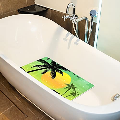Alfombrilla de baño de alta calidad con estampado de playa y ventosas de gran sujeción 6
