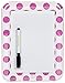 LockerLookz Locker Dry Erase Board - Pink Polka Dot- 1 piece