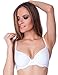 Produktbild SIeLEI Spacer-BH Damen Büstenhalter mit Büger Underwire Bra lecht unsichtbar 2506 (weiß, 85C)