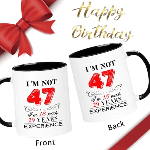 1979 47th Birthday Mug Gifts for Women Men Her Him with Gift Box Packaging by ERYUWOZA - Used condition - Image 2