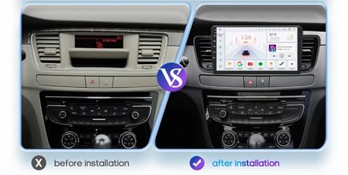 Radio Carplay coche con Bluetooth y Mirror Link para Peugeot 508SW 5