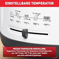 Tefal Fritteuse mit Ölfilter geruchsarm, wärmeisoliert sicher zum Anfassen, kompakt einklappbare Griffe, 150-190°C einstellbar, spülmaschinenfest, für Pommes Nuggets Snacks, antihaftbeschichtet – Ansicht 7