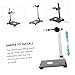 CAXUSD Adjustable Microscope Bracket Holder with Light Source Durable Industrial Camera Stand Easy Installation Support Rack for Stable Observation Inner Hole Diameter