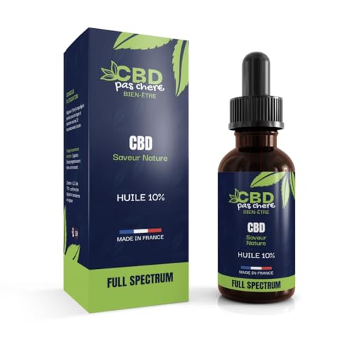 Huile de Chanvre 10% – Soin & Massage | Relaxation | Qualité Premium | Fabriqué en France