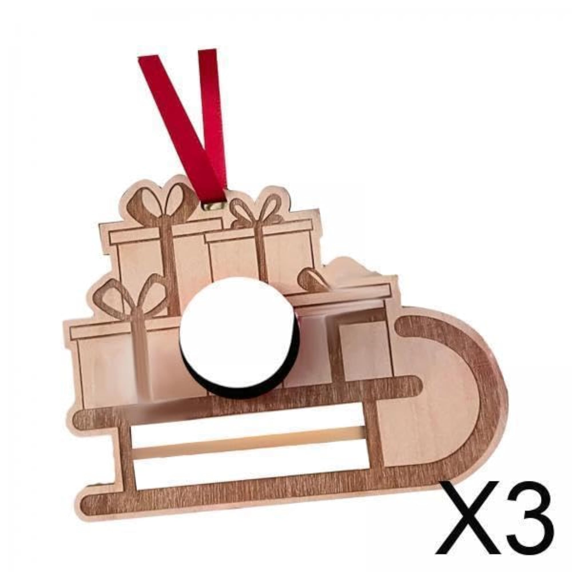 3x Christmas Money Holder Decoration for Friends, Gift Idea