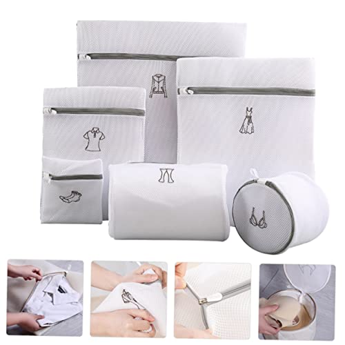 Bolsas de malla para lavandería protector de ropa delicada en lavadora para guardar 4