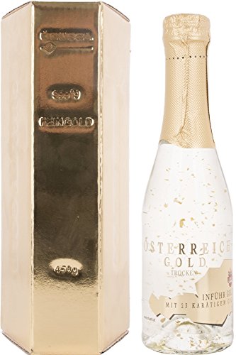 Österreich Gold 23 Carat Leaf Sparkling Wine with Gift Box - 200 ml