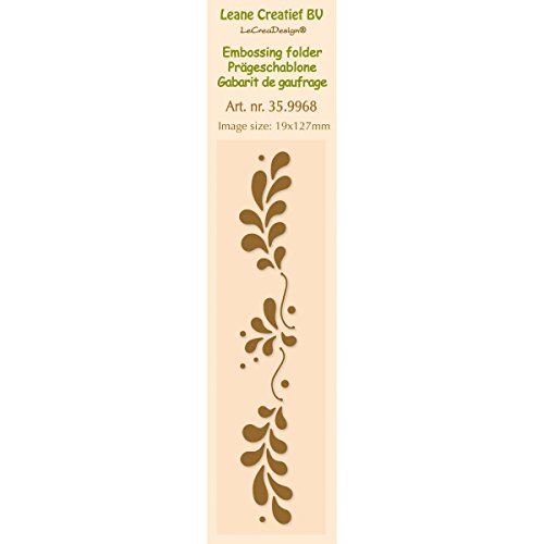 Leane Creatief Border Embossing Folder 1.375