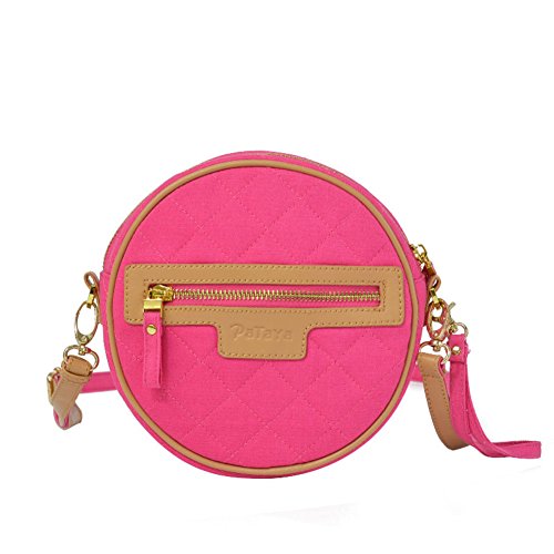 Petit sac rond en bandoulière idéal pour vos sorties urbaines