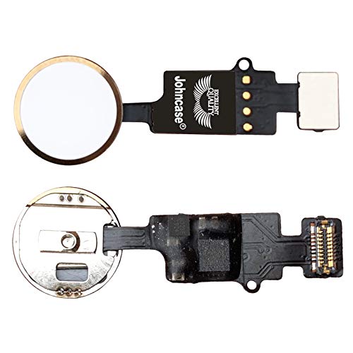 Bouton Home Flex compatible iPhone 8 Plus joint caoutchouc nappe de remplacement Or pour écran