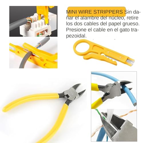 Evite falsos contactos con el kit de herramientas de crimpado para cables 8