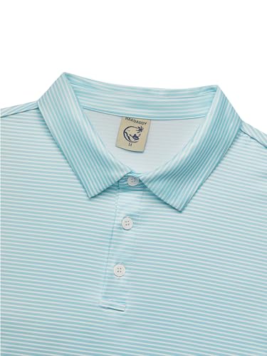 Hardaddy Men's Stripe Short Sleeve Casual Polo Shirts - $8.49 after coupon - image 4