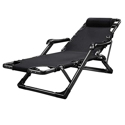 DRFGNF Tumbona Plegable para Oficina y Ocio, reclinable para jardín, Ajustable a 180 Grados, con Masaje de Manos y acupresión para pies, para Interiores y Exteriores (Color: B) (E)