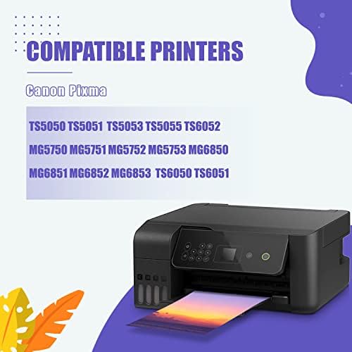 YINGCOLOR PGI-570 XL CLI-571XL Ink Cartridges for Canon PGI 570XL 571XL 570 571 PGBK for Canon Pixma MG5750 TS5051 TS5050 MG5751 MG5753 MG6850 MG6851 MG6852 TS5053 TS5055 TS6050 TS6051 TS6052, 5 Black