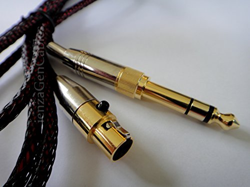 Cable de audio auxiliar de 1.2 m para auriculares AKG y Pioneer miniatura 2