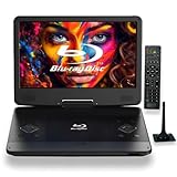 Superbe 14インチ フルセグ ポータブルブルーレイプレーヤー BD DVD プレイヤー 大画面 フルハイビジョン 地上波 ワンセグ機能 オリジナルクリーニングクロスセット