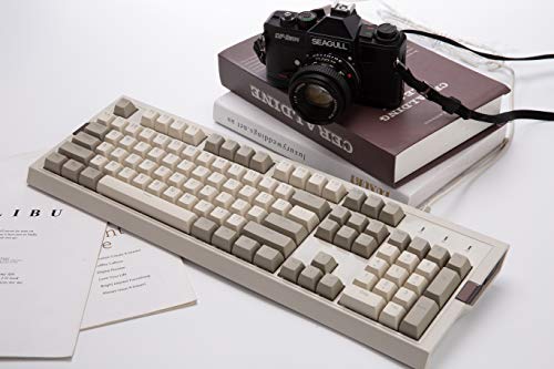 FIRSTBLOOD ONLY GAME. AK510 Retro Mechanical Gaming Keyboard - PBT SP Spherical Keycaps - Classic Grey-White Matching - RGB Backlight - Brown Switches by FIRSTBLOOD ONLY GAME. - Used condition - Image 6