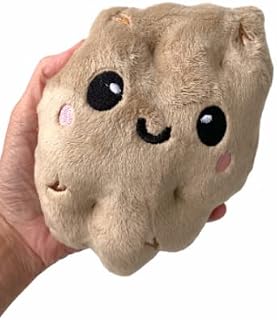 Chicken Nugget Cute Kawaii Plush Toy Stuffie New Baby Gag Gift White Elephant Stocking Stuffer